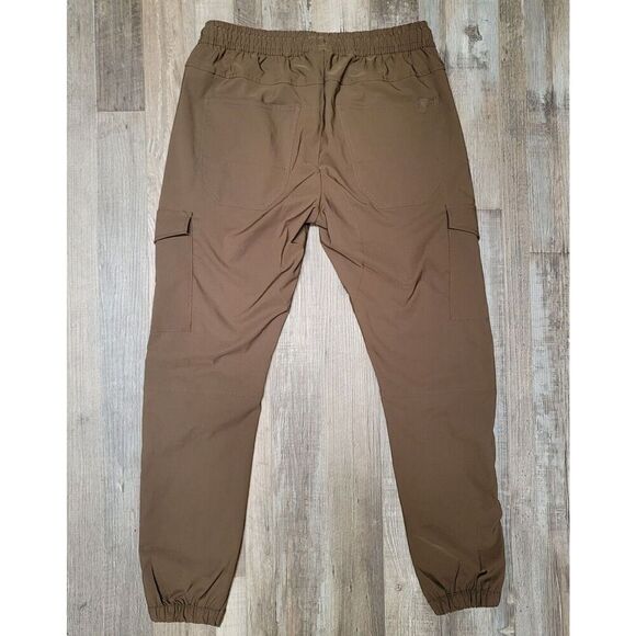 Stone Falcon Cargo Pants Jogger Men's Size Small Stretch Brown - Picture 4 of 8